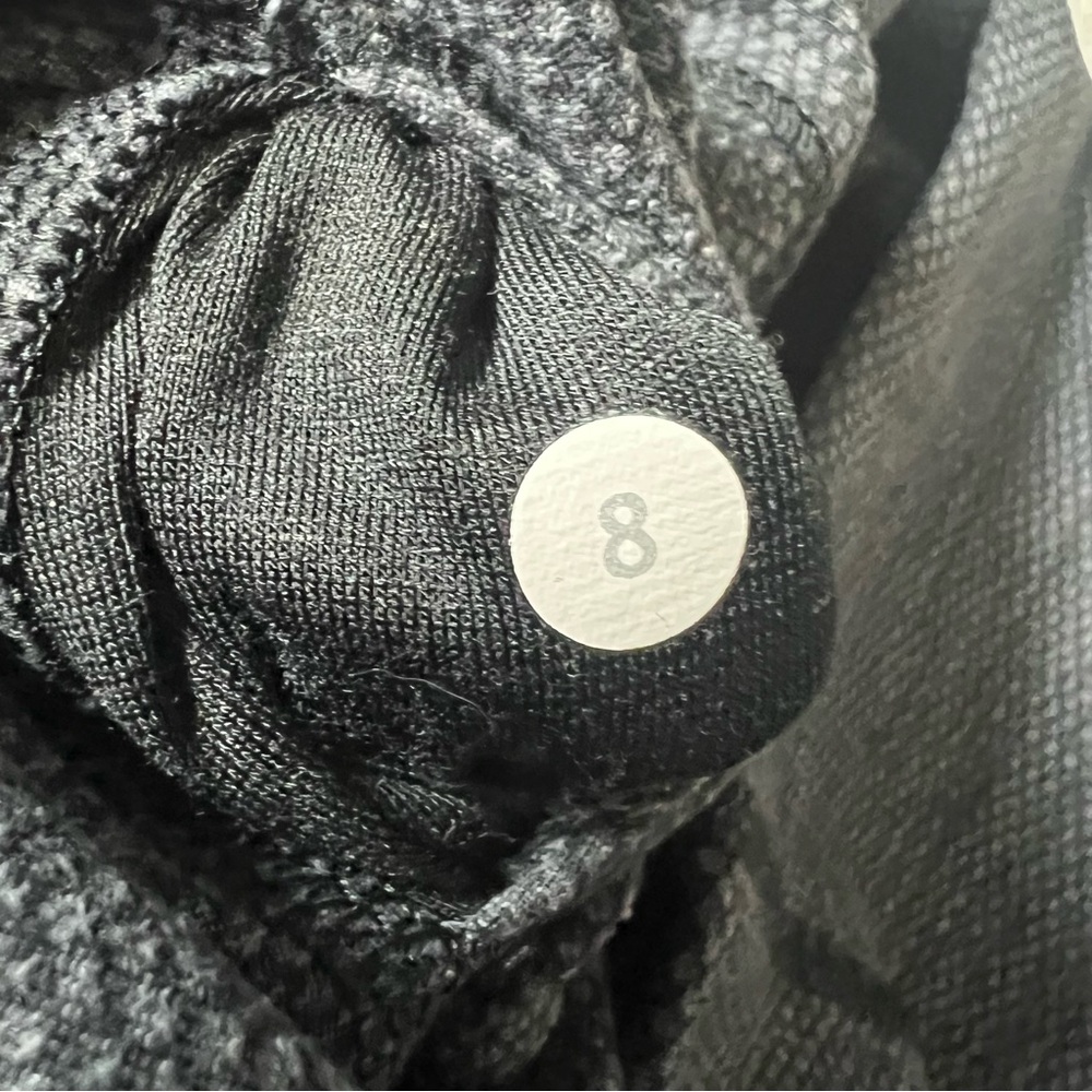 LULULEMON WUNDER UNDER Textured High Rise Tight Cropped Leggings Size 8 - Picture 6 of 12